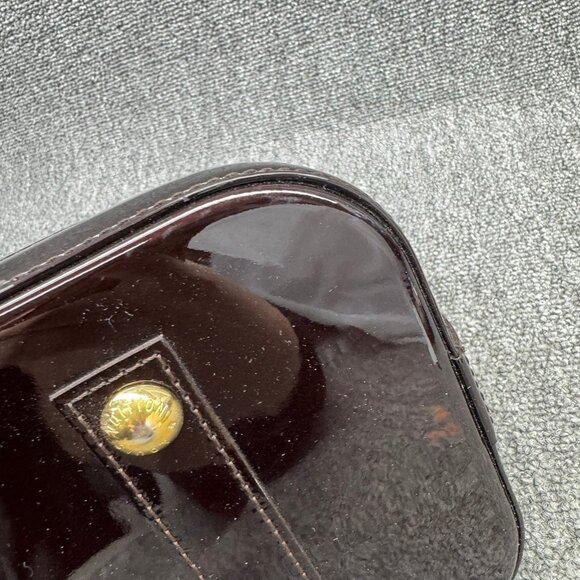 Louis Vuitton Alma PM Burgundy Patent Leather Tote fbcco585-101825 - Picture 10 of 15